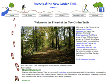 Tablet Screenshot of friendsofthenewgardentrails.org